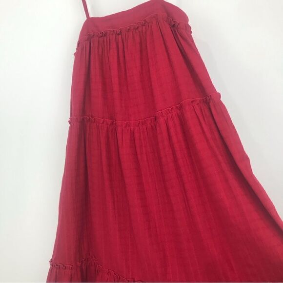 Sugar + Lips Red Tiered Sundress - Picture 12 of 16